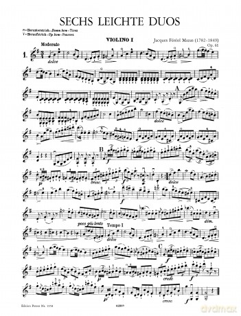 Mazas: Easy Duos Op.61 [KSIĄŻKA]