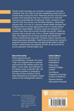 Mental Health Disorders in Pregnancy and the Early Postpartum [KSIĄŻKA]