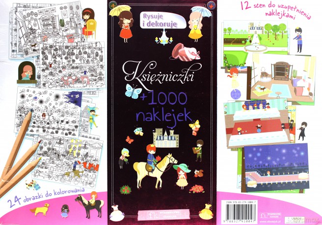 Księżniczki. Rysuję i dekoruję [KSIĄŻKA]
