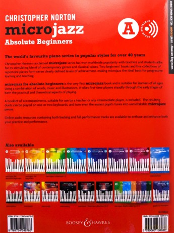 Microjazz Absolute Beginners: piano. [KSIĄŻKA]