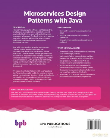 Microservices Design Patterns with Java: 70+ patterns for designing, building, and deploying microservices [KSIĄŻKA]