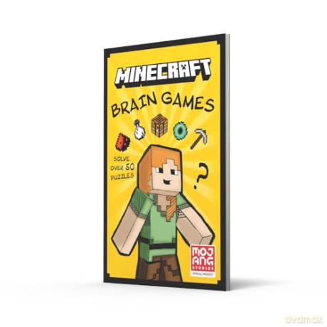 Minecraft Brain Games: An official illustrated Minecraft children's puzzle book - perfect for kids into video games aged 7, 8, 9, 10 and 11 - new for 2025! [KSIĄŻKA]
