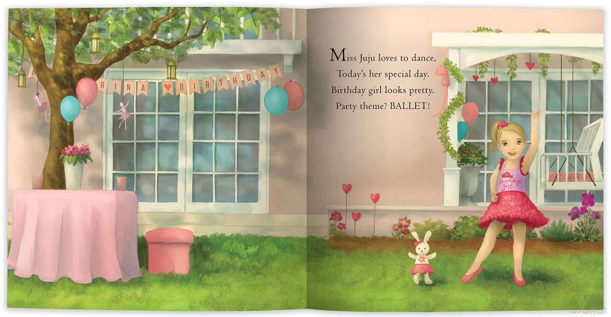 Miss Juju and Her Tutu: Host a Ballerina Birthday [KSIĄŻKA]
