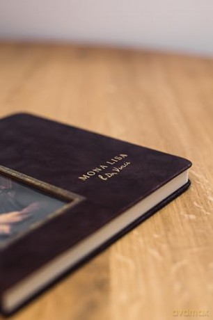 Mona Lisa Design 3D Notebook, Artistic Design [KSIĄŻKA]