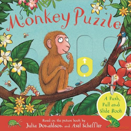 Monkey Puzzle: A Push, Pull and Slide Book [KSIĄŻKA]