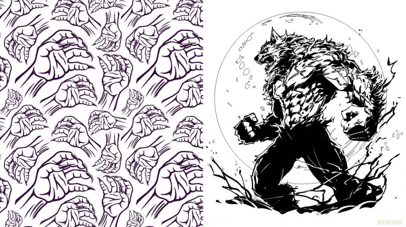 Monster Romance Coloring Book: Explore the Dark Romance of Minotaurs, Demons, Werewolves, and Other Forbidden Love - More Than 100 Pages to Color [KSIĄŻKA]