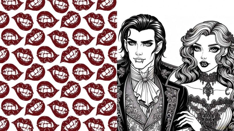 Monster Romance Coloring Book: Explore the Dark Romance of Minotaurs, Demons, Werewolves, and Other Forbidden Love - More Than 100 Pages to Color [KSIĄŻKA]