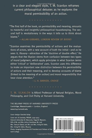 Moral Dimensions: Permissibility, Meaning, Blame [KSIĄŻKA]