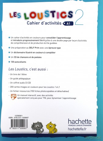 Les Loustics 2 ćwiczenia + CD HACHETTE [KSIĄŻKA]