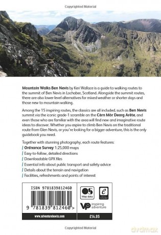 Mountain Walks Ben Nevis: 15 routes to enjoy on and around Ben Nevis [KSIĄŻKA]