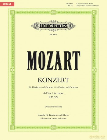Mozart: Clarinet Concerto in A K.622 [KSIĄŻKA]
