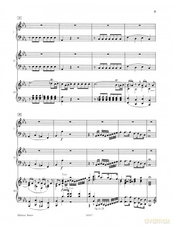 Mozart: Concerto No. 10 in E flat for 2 Pianos K365 [KSIĄŻKA]