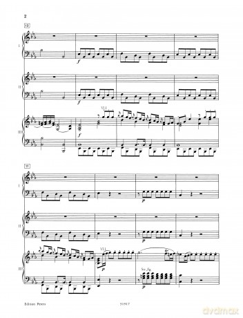 Mozart: Concerto No. 10 in E flat for 2 Pianos K365 [KSIĄŻKA]