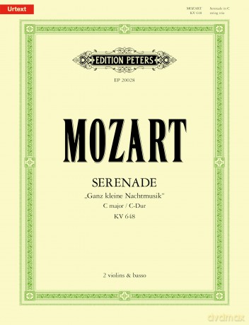 Mozart: Serenade in C K648 'Ganz kleine Nachtmusik' [KSIĄŻKA]