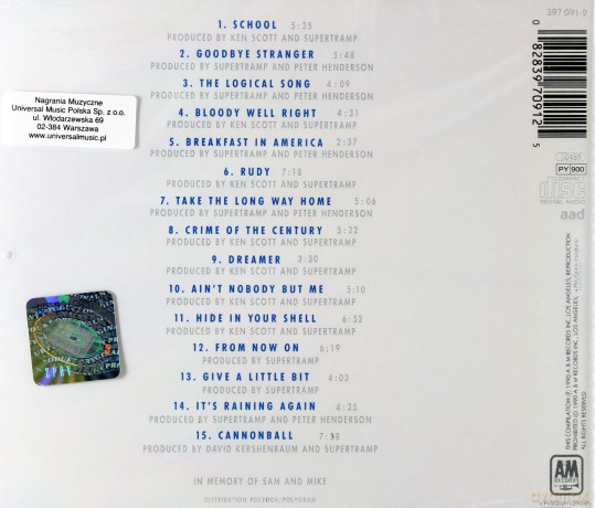 Supertramp: The Very Best Of Supertramp [CD]