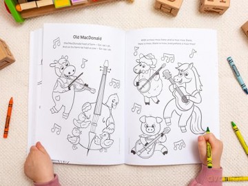 Ms Rachel: My First Colouring Book: Inspiring Creativity and Learning [KSIĄŻKA]