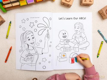 Ms Rachel: My First Colouring Book: Inspiring Creativity and Learning [KSIĄŻKA]