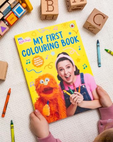 Ms Rachel: My First Colouring Book: Inspiring Creativity and Learning [KSIĄŻKA]