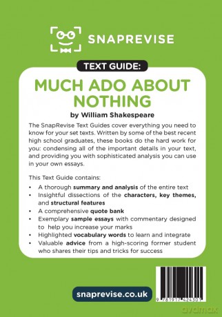 Much Ado About Nothing Text Guide: AQA GCSE English Literature Revision Book | Includes Analysis, Key Quotes, Character Insights, and Sample Essays for Top Grades [KSIĄŻKA]