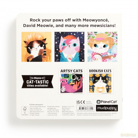 Music Cats Board Book [KSIĄŻKA]