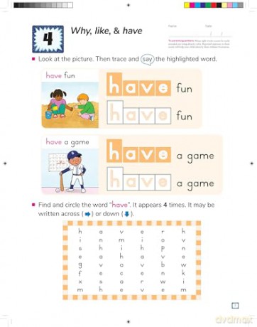 My Book of Reading Skills: Sight Words [KSIĄŻKA]