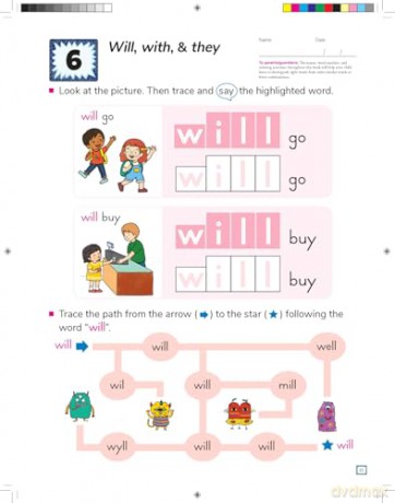 My Book of Reading Skills: Sight Words [KSIĄŻKA]