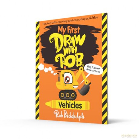 My First Draw With Rob: Vehicles: The brand-new children's activity book all about transport from bestselling Rob Biddulph! Filled with tons of drawings, fun puzzles and more! [KSIĄŻKA]