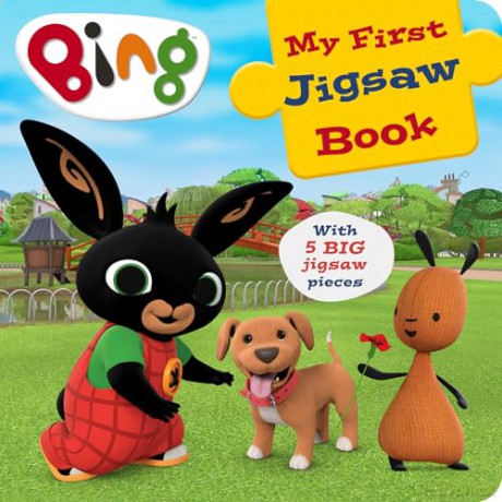 My First Jigsaw Book: Five-piece jigsaw board book for 1 to 5 year old fans of Bing! [KSIĄŻKA]
