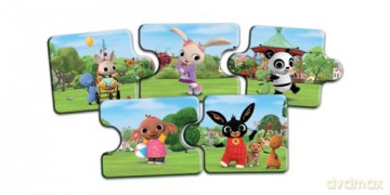 My First Jigsaw Book: Five-piece jigsaw board book for 1 to 5 year old fans of Bing! [KSIĄŻKA]