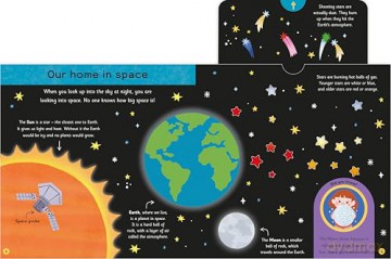 My First Space Book: Discover Space with sliders, flaps, peep-holes and a glow in the dark ending: 4 [KSIĄŻKA]