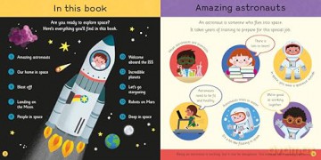 My First Space Book: Discover Space with sliders, flaps, peep-holes and a glow in the dark ending: 4 [KSIĄŻKA]