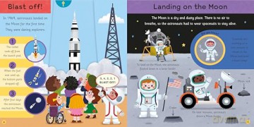 My First Space Book: Discover Space with sliders, flaps, peep-holes and a glow in the dark ending: 4 [KSIĄŻKA]