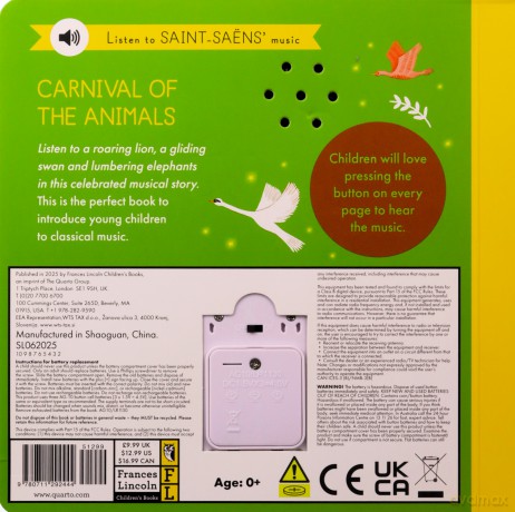My First Story Orchestra: Carnival of the Animals: Press the buttons to hear 6 sounds [KSIĄŻKA]