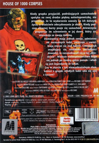 Dom 1000 trupów [DVD]