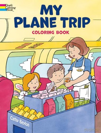 My Plane Trip: Coloring Book [KSIĄŻKA]