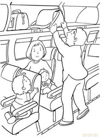 My Plane Trip: Coloring Book [KSIĄŻKA]