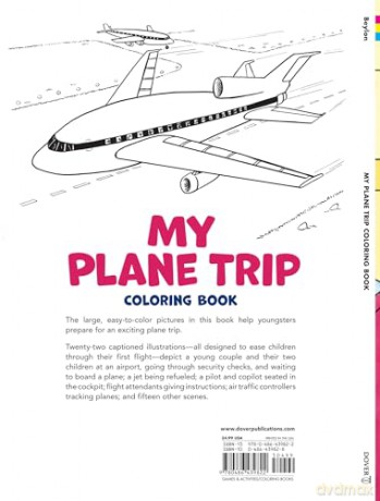 My Plane Trip: Coloring Book [KSIĄŻKA]