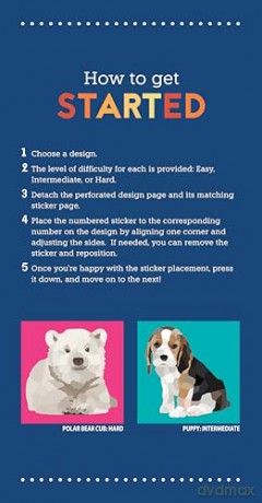 My Sticker Paintings: Baby Animals: 10 Adorable Paintings [KSIĄŻKA]