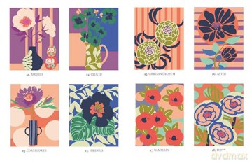 Mystery Coloring Flowers: Solve the riddle and color by numbers to reveal the picture [KSIĄŻKA]