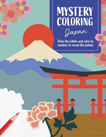 Mystery Coloring Japan: Solve the riddle and color by numbers to reveal the picture [KSIĄŻKA]