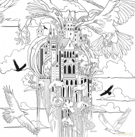Mythogoria: Fairy Nightmares: A Demon Fae Coloring Book [KSIĄŻKA]