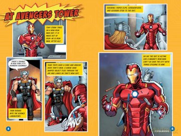 National Geographic Readers: Marvel's Iron Man Goes Magnetic [KSIĄŻKA]