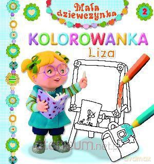 Mała dziewczynka kolorowanka - Liza [KSIĄŻKA]