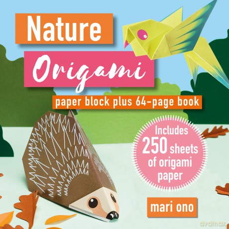 Nature Origami: Paper block plus 64-page book [KSIĄŻKA]