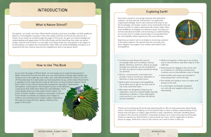 Nature School: Planet Earth: Lessons and Activities to Inspire Children's Fascination with Our Planet [KSIĄŻKA]
