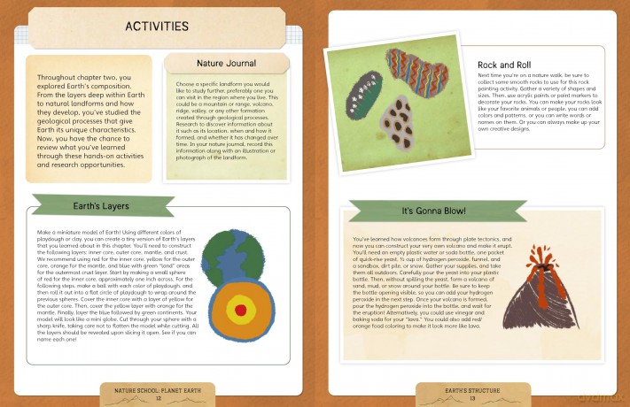 Nature School: Planet Earth: Lessons and Activities to Inspire Children's Fascination with Our Planet [KSIĄŻKA]