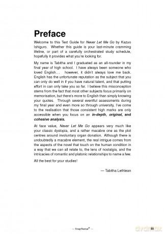 Never Let Me Go Text Guide: AQA GCSE English Literature Revision Book | Includes Analysis, Key Quotes, Character Insights, and Sample Essays for Top Grades [KSIĄŻKA]