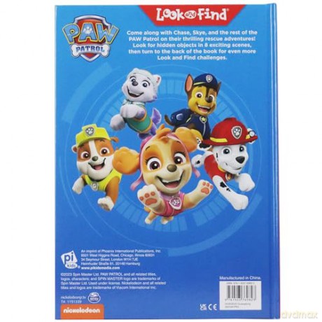 Nickelodeon Paw Patrol: Pups to the Lookout! Look and Find - PI Kids [KSIĄŻKA]