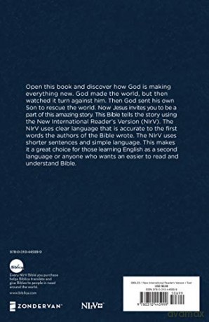 NIrV, Outreach Bible, Paperback, Blue: New International Readers Version, Blue [KSIĄŻKA]