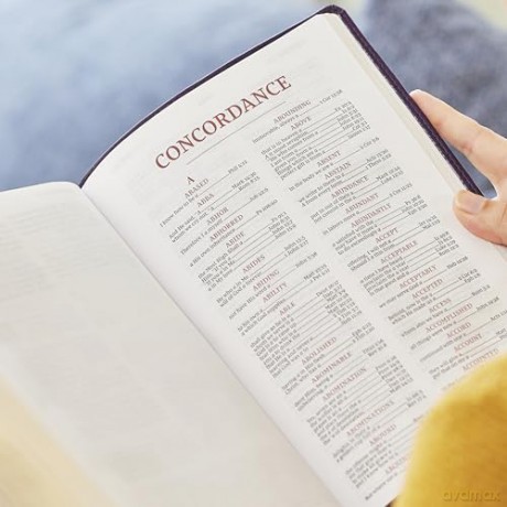 NKJV Large Print Reference Bible, Brown Leathersoft, Red Letter, Comfort Print [KSIĄŻKA]